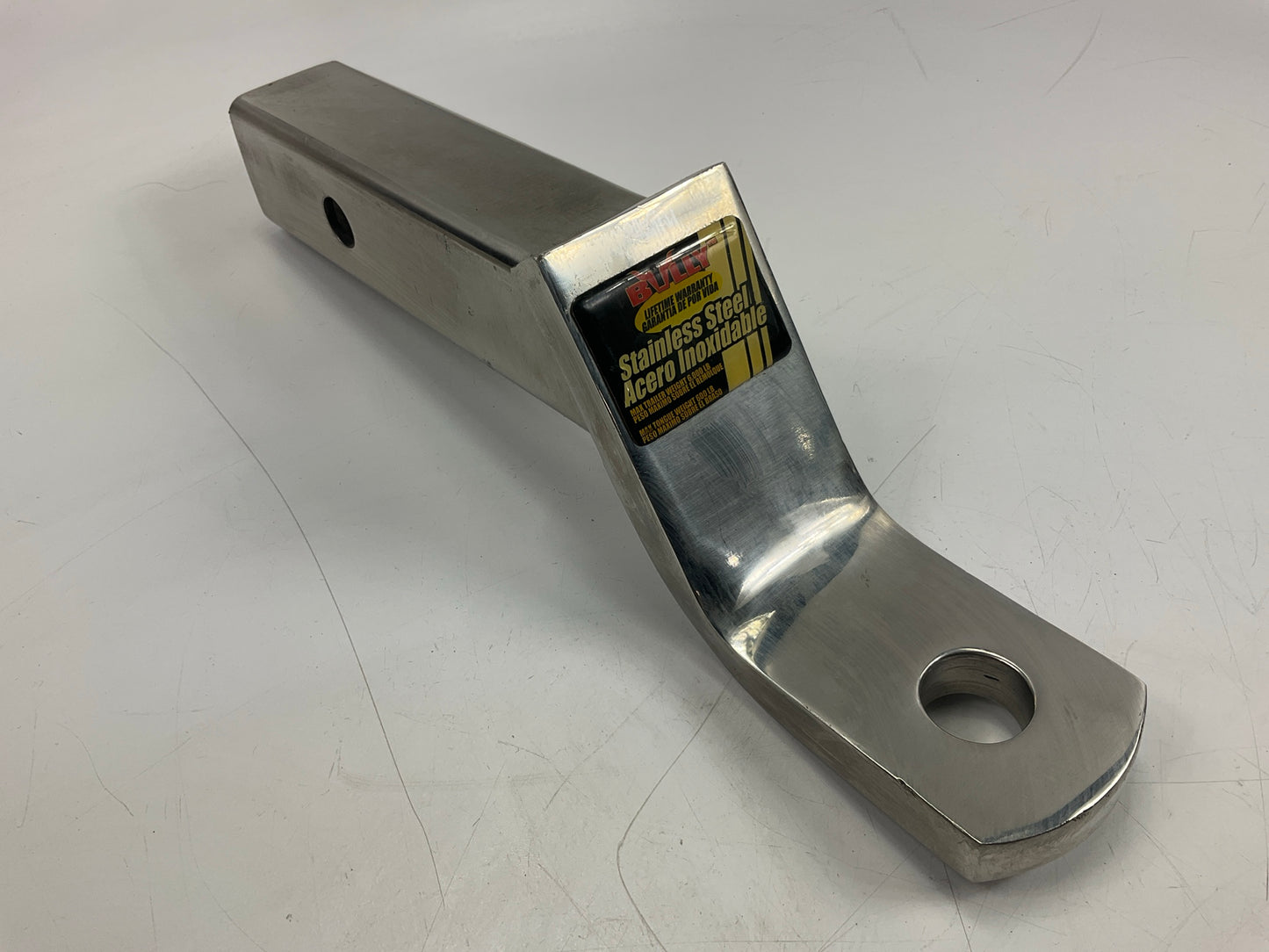Bully 6,000 Lbs Stainless Steel Ball Mount 2'' Receiver 3.25'' Drop Or 2'' Rise