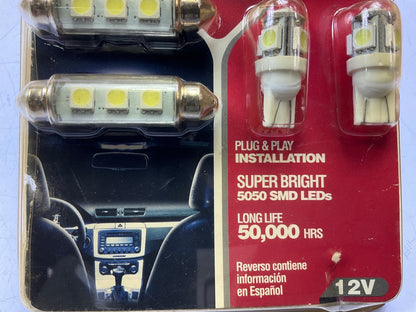 Bully ILT-103 Clear White LED Dome Light Bulb Kit For 1996-2003 GM Truck & SUV