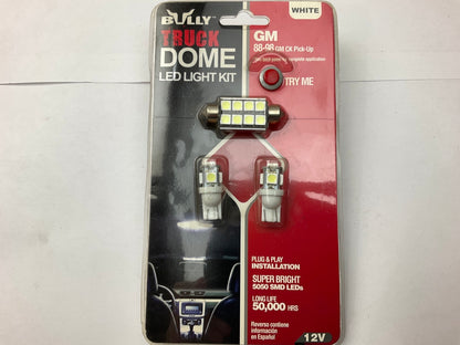 Bully ILT-104 Clear White LED Dome Light Bulb Kit For 1988-1998 GM CK Pickup