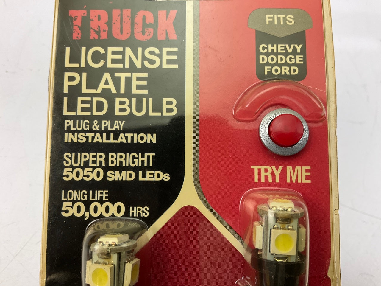 Bully ILT-194W-5 LED Truck License Plate Lamp Light Bulbs - PAIR