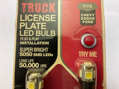 Bully ILT-194W-5 LED Truck License Plate Lamp Light Bulbs - PAIR