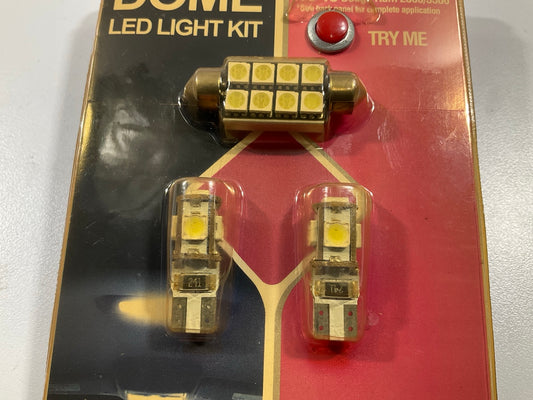Bully ILT-302W Clear White LED Dome Light Bulb Kit For 2009-2013 Ram