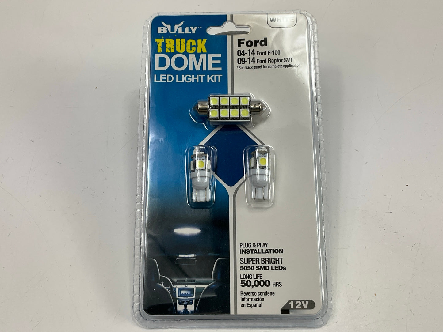 Bully ILT202WWK Super Bright LED Truck Dome Light Interior Light Bulb Kit