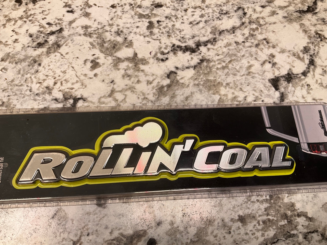 Bully IP3092 ''Rollin' Coal'' 3D Peel & Stick Truck Emblem  ROLLING COAL