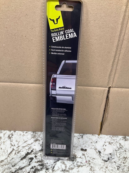 Bully IP3092 ''Rollin' Coal'' 3D Peel & Stick Truck Emblem  ROLLING COAL