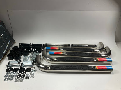 MISSING HARDWARE - Bully 3'' Round Adjustable Nerf Bars Steps 99-13 Silverado