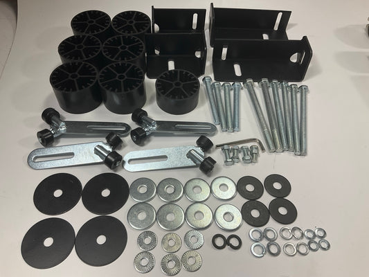MISSING HARDWARE - Bully 3'' Round Adjustable Nerf Bars Steps 99-13 Silverado