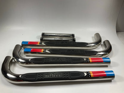 MISSING HARDWARE - Bully 3'' Round Adjustable Nerf Bars Steps 99-13 Silverado