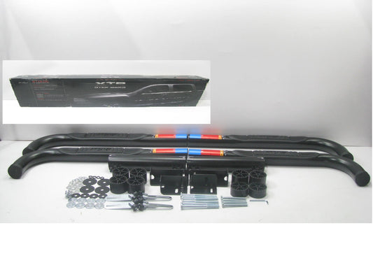 Bully NB-XTRB Black Steel Running Boards Side Steps - 2000-2014 Tahoe, Yukon