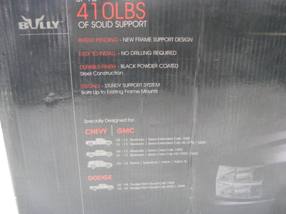Bully NB-XTRB Black Steel Nerf Bars Running Step Boards 99-13 Silverado Sierra
