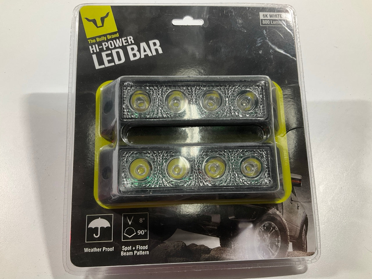 Bully PL-9746-2 Hi-Power 5.75'' Auxiliary LED Light Bars 12W 800 Lumen, Set Of 2