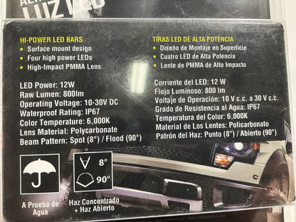 Bully PL-9746-2 Hi-Power 5.75'' Auxiliary LED Light Bars 12W 800 Lumen, Set Of 2