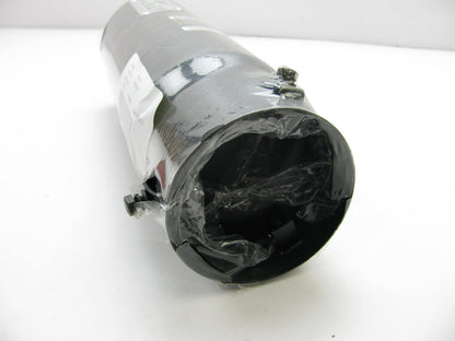 BULLY PMB1015 14'' Slant Black Exhaust Tip 2.75''-3.5'' Clamp-on, 4-1/2'' Outlet
