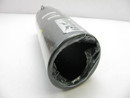 BULLY PMB1015 14'' Slant Black Exhaust Tip 2.75''-3.5'' Clamp-on, 4-1/2'' Outlet