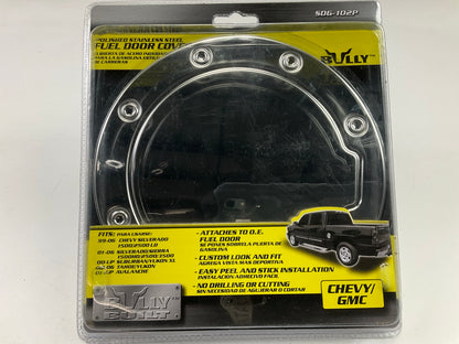 Bully SDG-102P - Polished Gas Cap Fuel Door Cover - Attaches To OEM Fuel Door