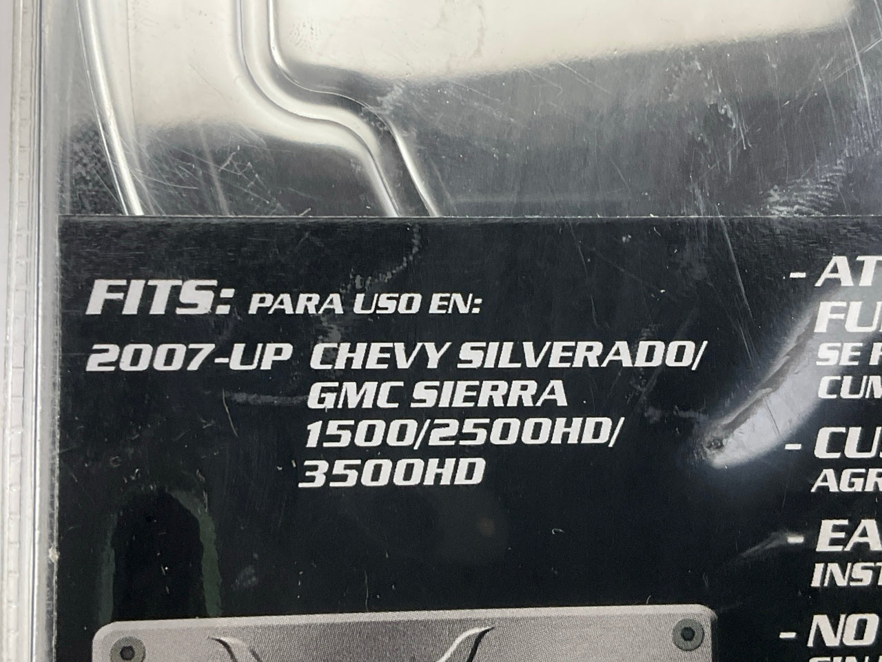 Bully SDG-104 Stainless Steel Fuel Door Cover - Stick-on Install