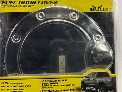 Bully SDG302P Stainless Fuel Filler Door Cover For 2002-2008 Ram Truck, Stick-on