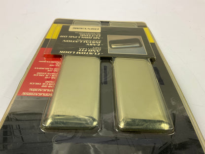 Set Of 2 Bully SDH-101C CHROME Plated Stainless Steel Exterior Door Handle Cover