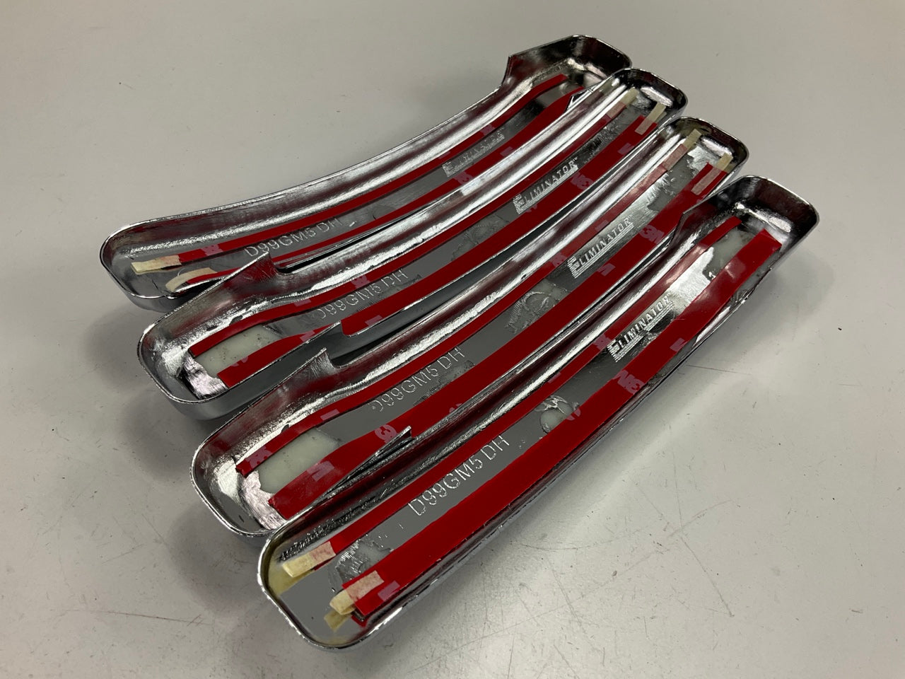 Bully SDK-106A Chrome Exterior Door Handle Cover Kit, W/O Passenger Key Hole