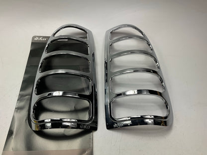 Bully Chrome Taillight Lamp Bezel Covers Set 2000-2007 Ford F-250 Super Duty