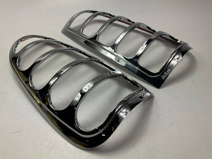 Bully Chrome Taillight Lamp Bezel Covers Set 2000-2007 Ford F-250 Super Duty