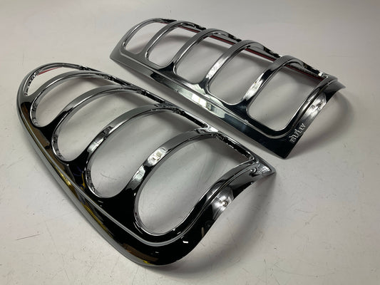 Bully Chrome Taillight Lamp Bezel Covers Set 2000-2007 Ford F-250 Super Duty