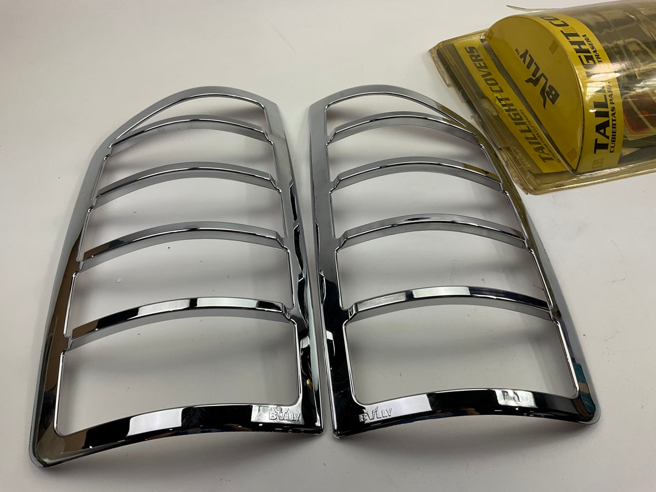 Bully Triple Chrome Plated Taillight Lamp Bezel Covers For 2002-2010 Dodge Ram