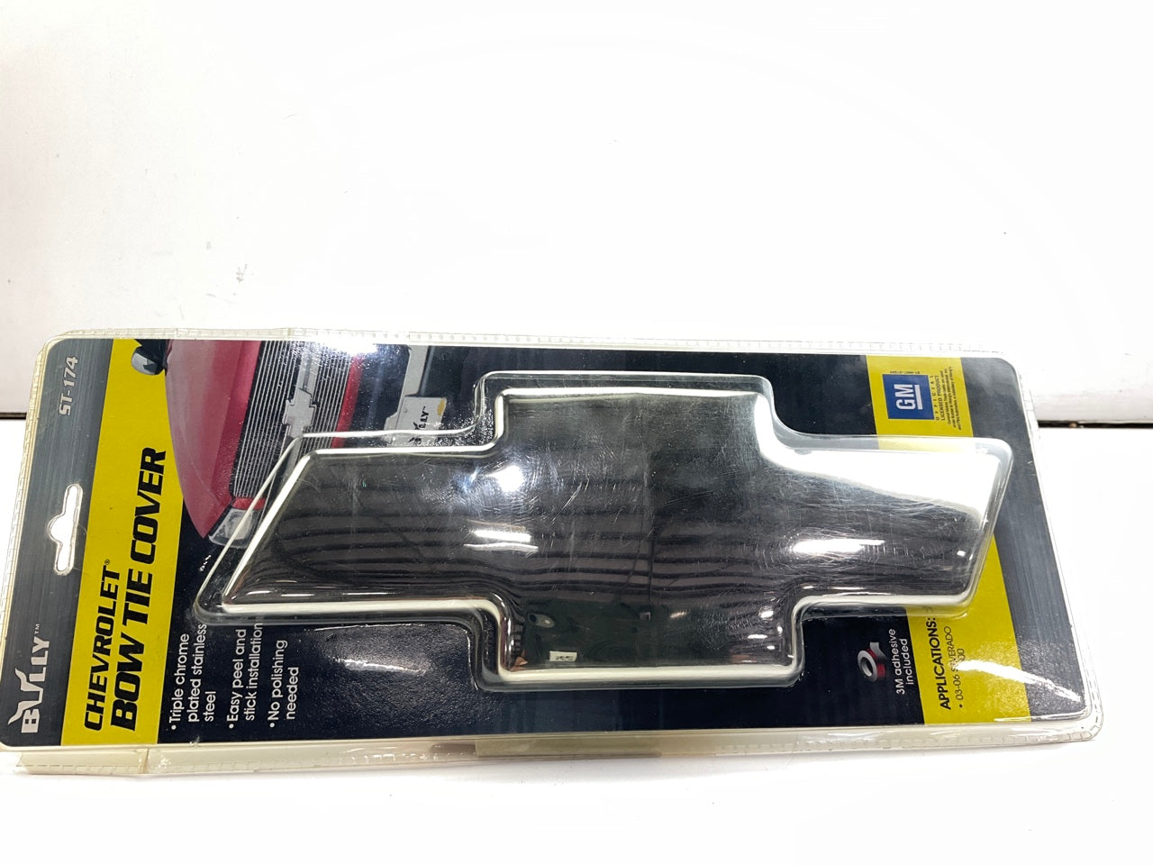 Bully ST174 Stainless Steel Chevrolet Bow Tie Emblem - 2003-2006 Chevy Silverado