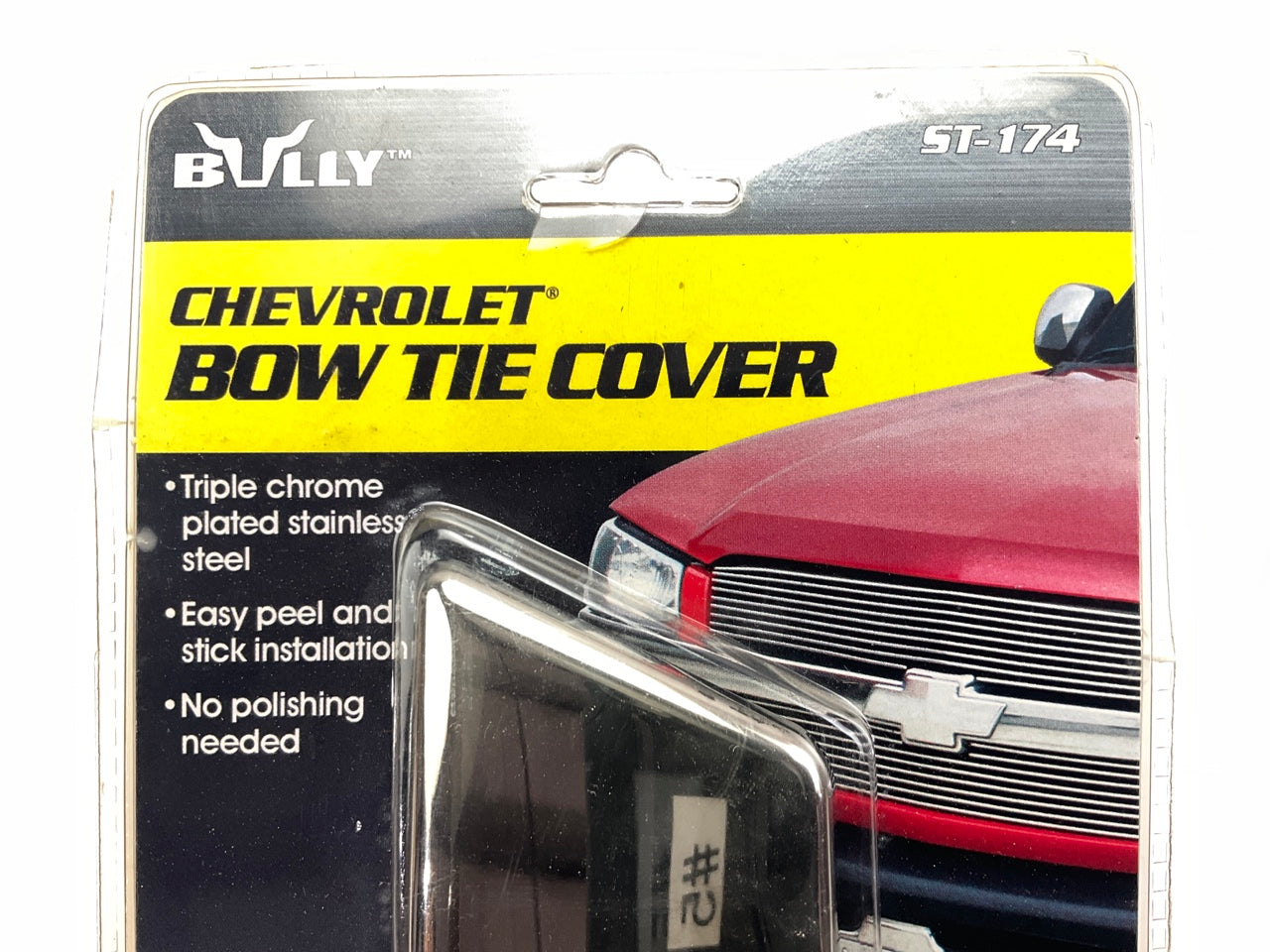 Bully ST174 Stainless Steel Chevrolet Bow Tie Emblem - 2003-2006 Chevy Silverado