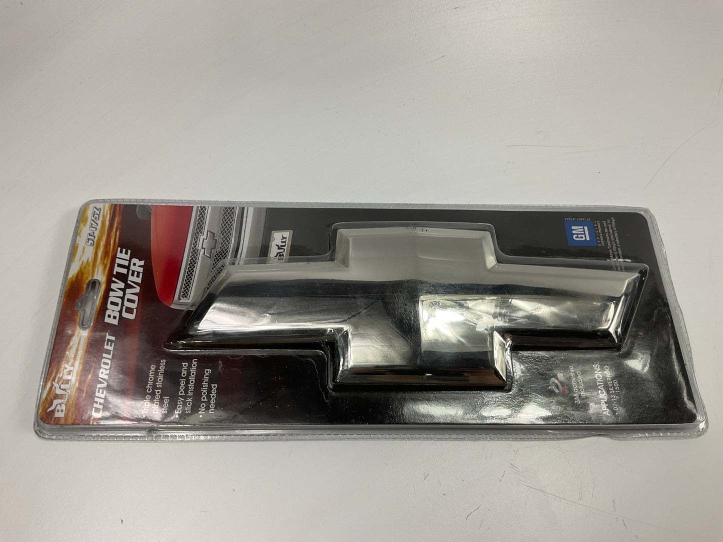 Bully Chrome Plated Stainless Steel Front Grille Emblem 07-13 Chevy Silverado