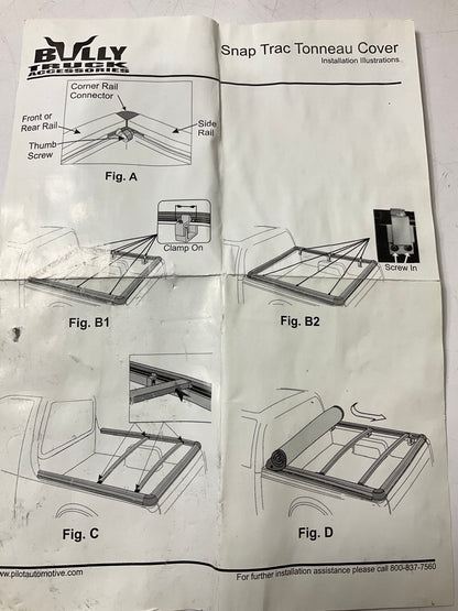 Bully TNS-3006 Heavy Duty Vinyl Tonneau Cover For 1993-2007 Ford Ranger 6' Bed