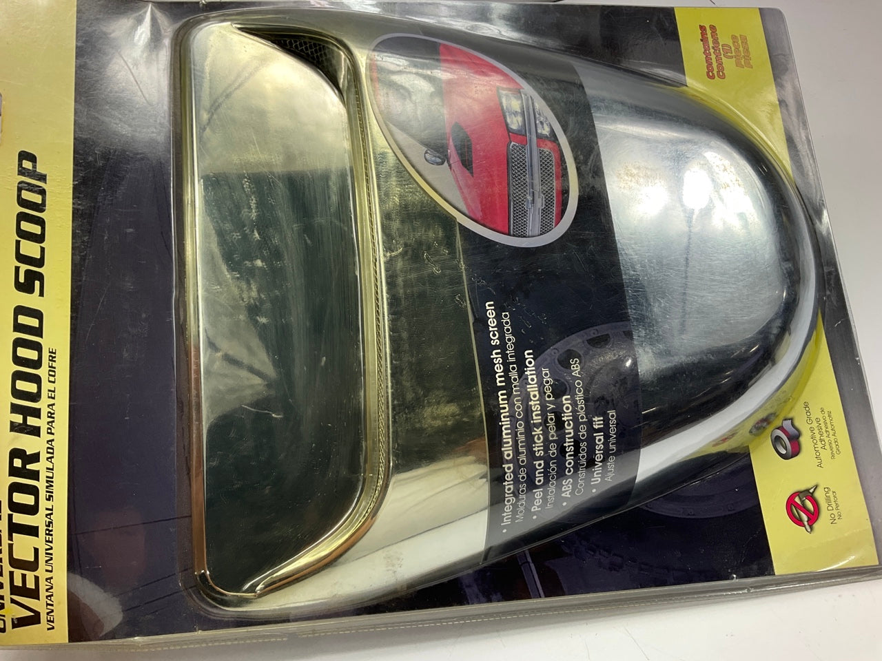 Bully TT-014C ABS Plastic Chrome Vector Hood Scoop