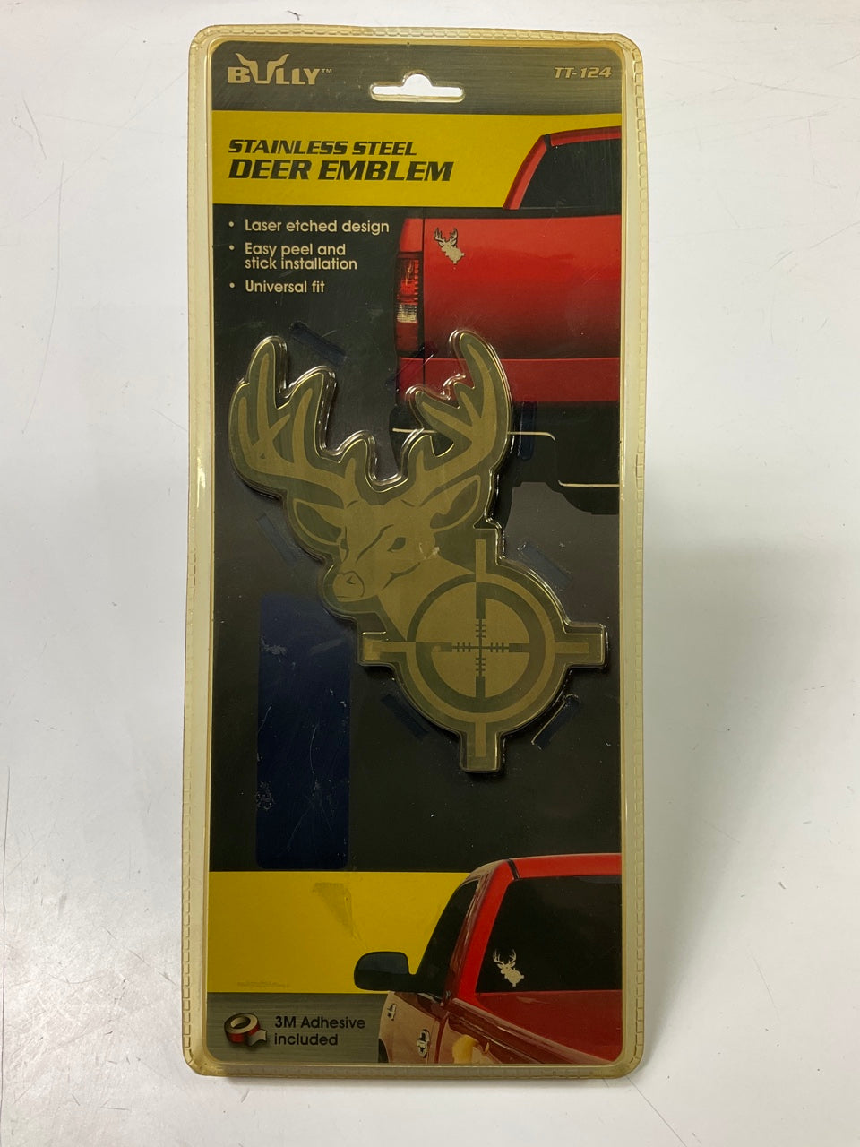 Bully TT-124 Stainless Steel Deer Decal Emblem