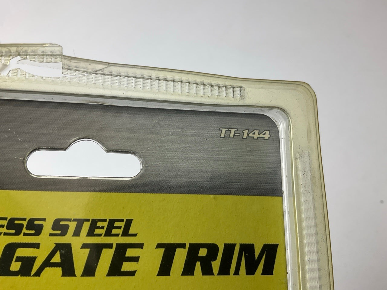 Bully TT-144 Stainless Steel Tailgate Trim, Truck Tail Gate Accent Line Emblem