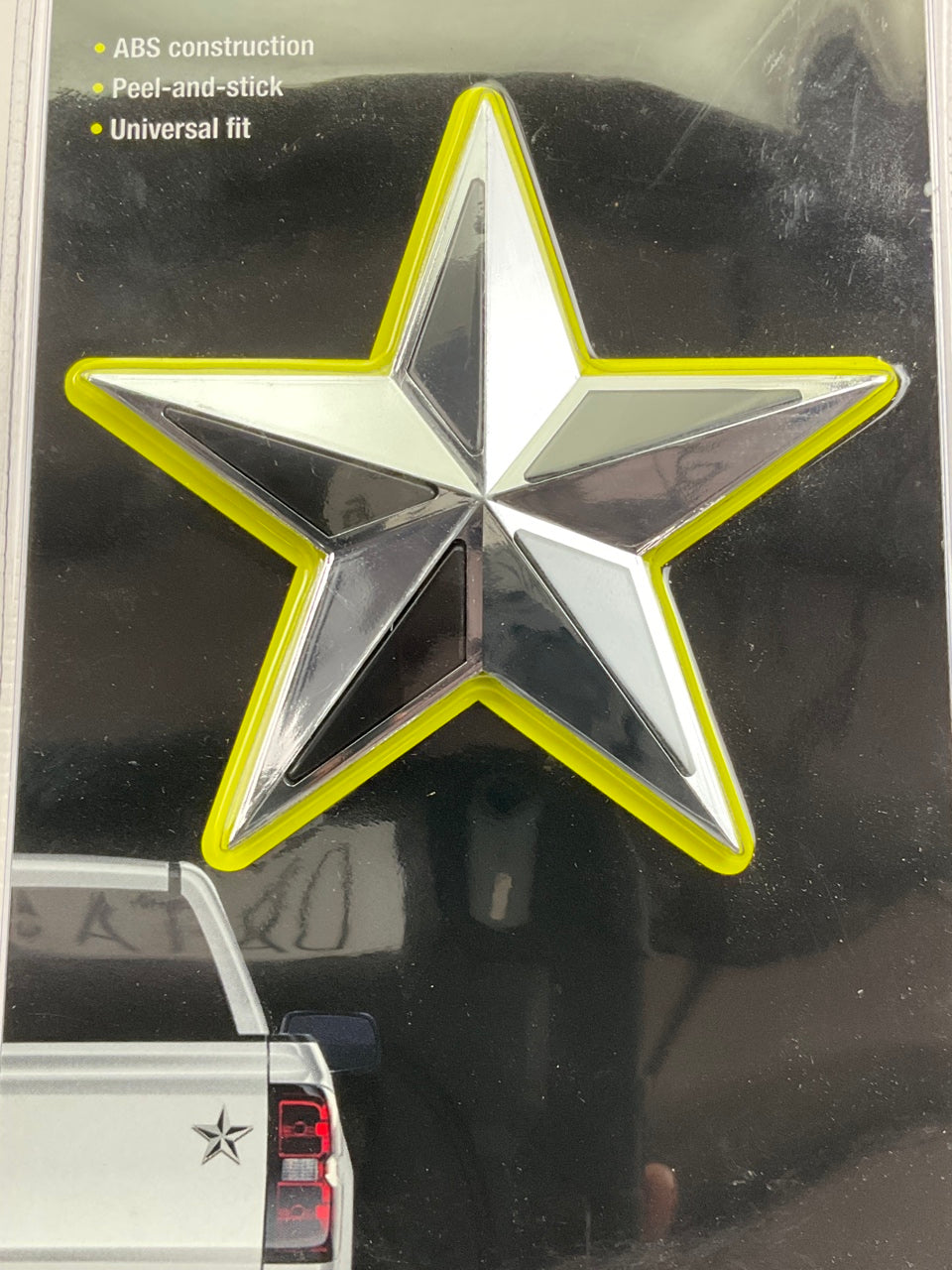 Bully TT-152 Nautical Star Emblem, ABS Chrome