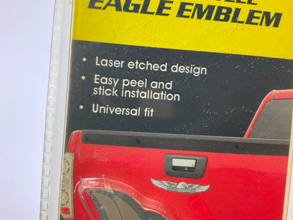 Pilot TT-154 Eagle Stainless Steel Decal Emblem Sticker - Laser Etched USA Flag