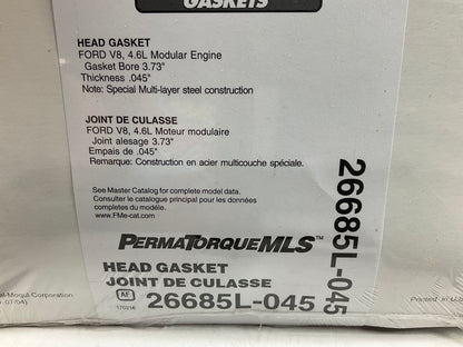 Fel-Pro 26685L-045 & 26685R-045 MLS Head Gaskets PAIR  Ford V8 Modular 4.6L 5.4L
