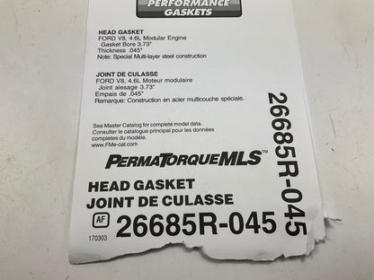 Fel-Pro 26685L-045 & 26685R-045 MLS Head Gaskets PAIR  Ford V8 Modular 4.6L 5.4L
