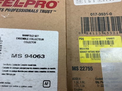 Fel-Pro MS22755 & MS94063 Intake & Exhaust Manifold Gasket Set For VW Volkswagen