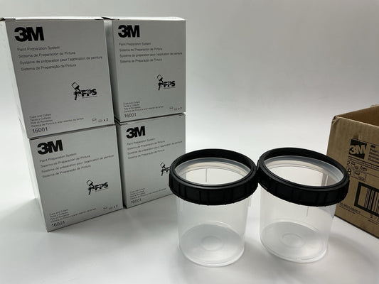 10 PACK - 3M 16001 PPS Mixing Cups And Collars, Regular (Standard) 650ml (22oz)