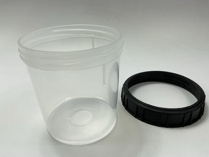 10 PACK - 3M 16001 PPS Mixing Cups And Collars, Regular (Standard) 650ml (22oz)