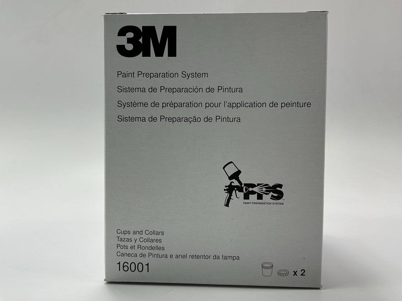 10 PACK - 3M 16001 PPS Mixing Cups And Collars, Regular (Standard) 650ml (22oz)