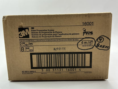 10 PACK - 3M 16001 PPS Mixing Cups And Collars, Regular (Standard) 650ml (22oz)
