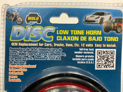 Wolo High & Low Tone Disc Horn Set 12-Volt 115 Decibels 360 Hz Two Terminal