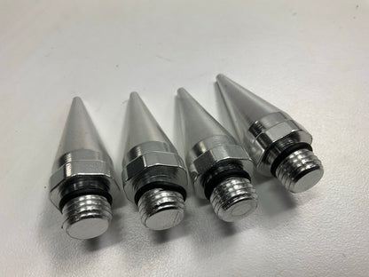 White Knight Chrome Lug Nuts 12MM -1.50 R. H. HEX: 3/4 Hex & Spikes - Set Of 20