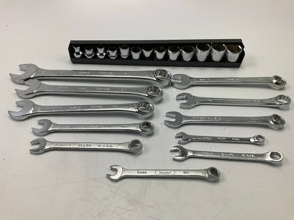 Kraeuter USA 11 Pcs Metric Combination Wrench Set + 14 Piece Metric 3/8'' Sockets