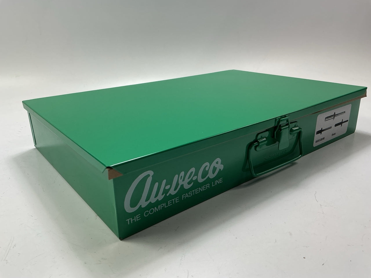 Auveco 2-96 Metal Drawer Cabinet + (4) Large Empty Parts Drawers, 15'' Tall Stand