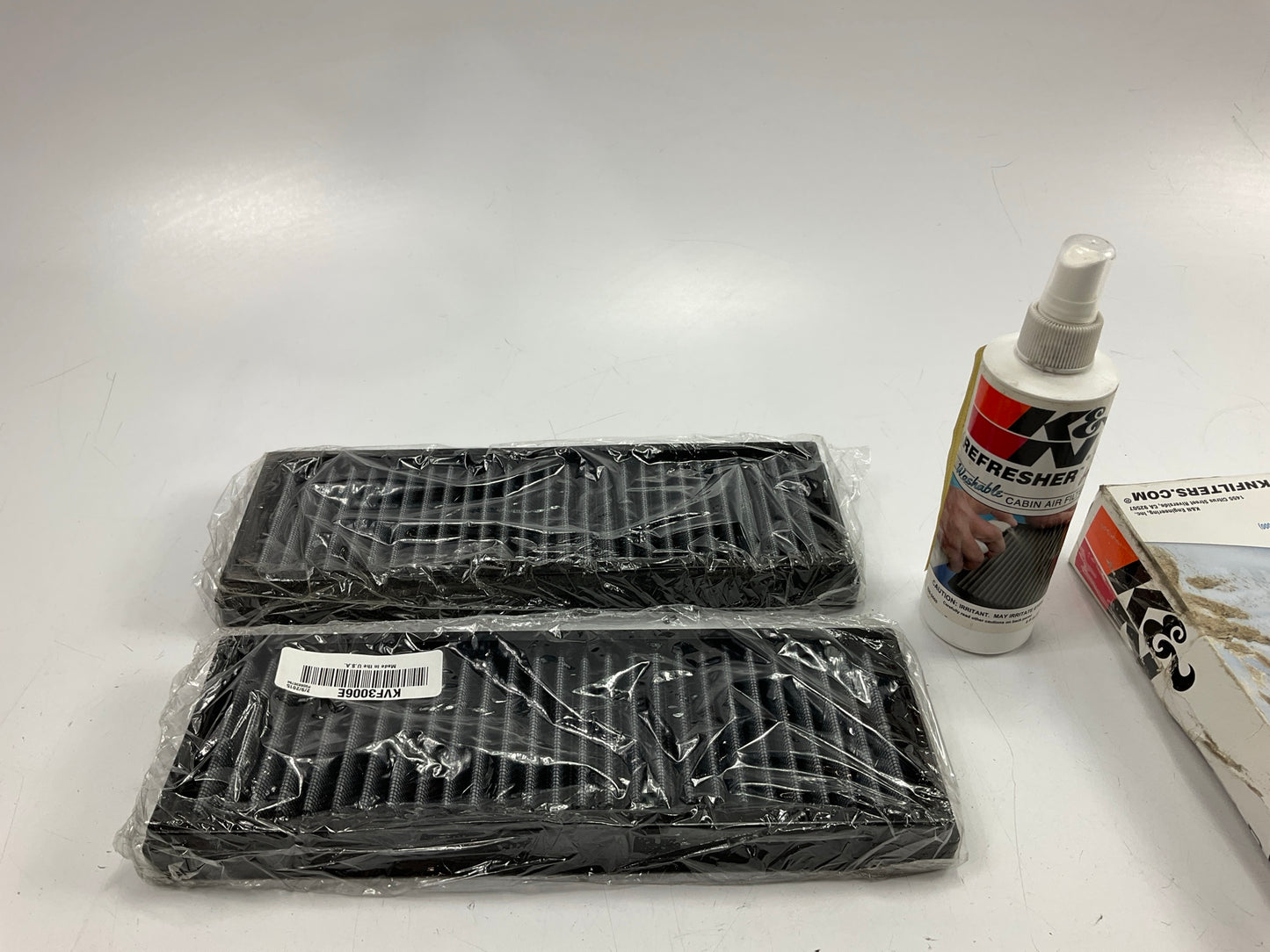K&N VF3006 Washable & Reusable Cabin Air Filter + Cleaning Spray Cleaner