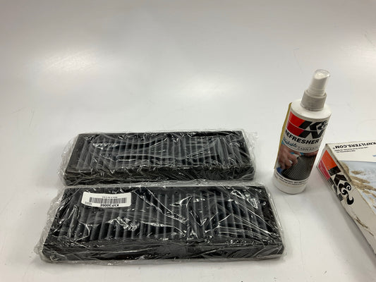 K&N VF3006 Washable & Reusable Cabin Air Filter + Cleaning Spray Cleaner
