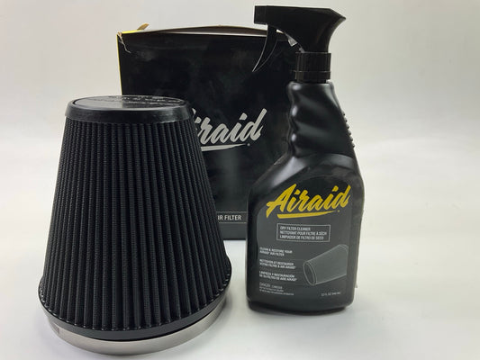 Airaid Performance Cold Air Intake 6'' Inlet, 8''H DRY Air Filter + Cleaning Spray